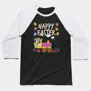 Easter Steam Train Railroad Enthusiast Baseball T-Shirt
